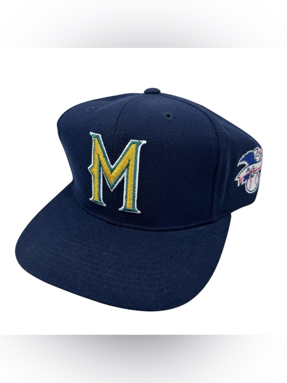 MILWAUKEE BREWERS Baseball Hat Cap Wool MLB Blue